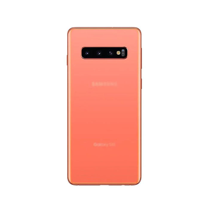 For Samsung Galaxy S10 Replacement Rear Battery Cover with Adhesive (Flamingo Pink)