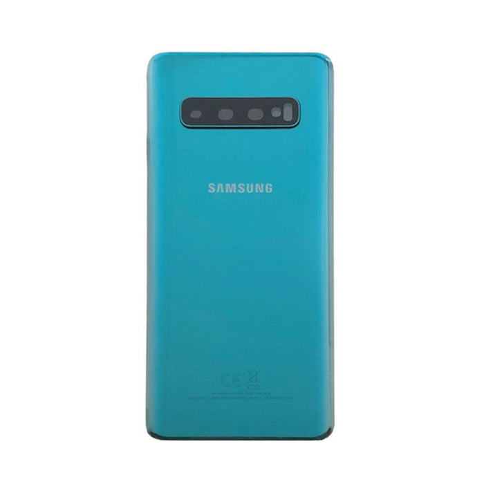 For Samsung Galaxy S10 Replacement Rear Battery Cover with Adhesive (Prism Green)