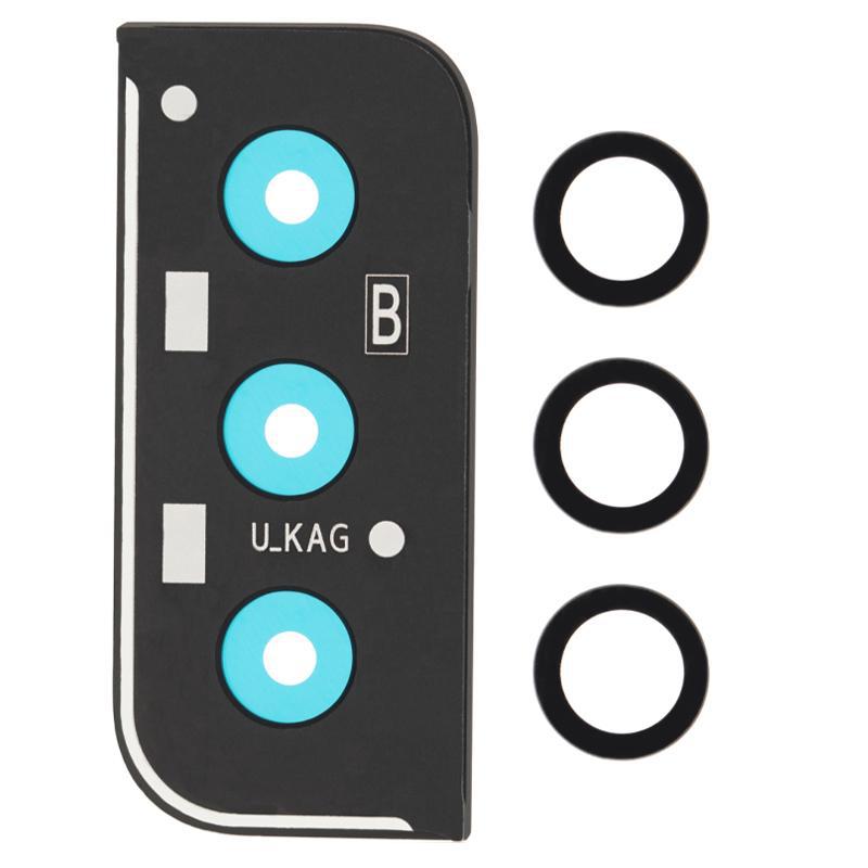 For Samsung Galaxy S21 Plus 5G G996 Replacement Camera Lens With Bezel (Phantom Black)