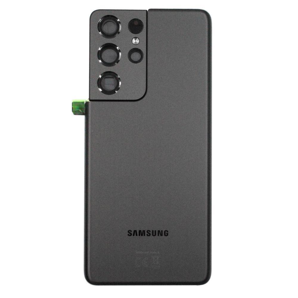 For Samsung Galaxy S21 Ultra 5G G998 Replacement Battery Cover (Phantom Black)