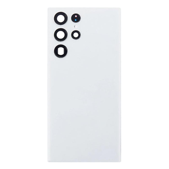 For Samsung Galaxy S22 Ultra Replacement Battery Cover With Lens (Phantom White)