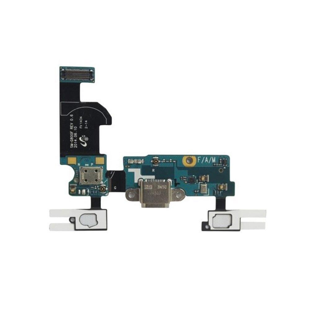 For Samsung Galaxy S5 Mini G800F Replacement USB Charging Port Flex With Microphone & Home Button