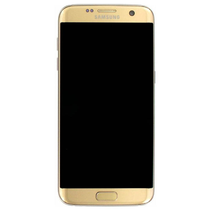 For Samsung Galaxy S7 Edge G935F Replacement LCD Touch Screen Full Frame (Gold)