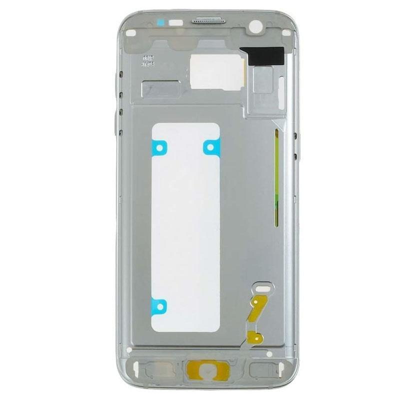 For Samsung Galaxy S7 Edge Replacement Midframe Chassis (Silver)