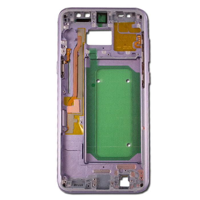 For Samsung Galaxy S8 G950F Replacement Midframe Chassis With Buttons (Purple)