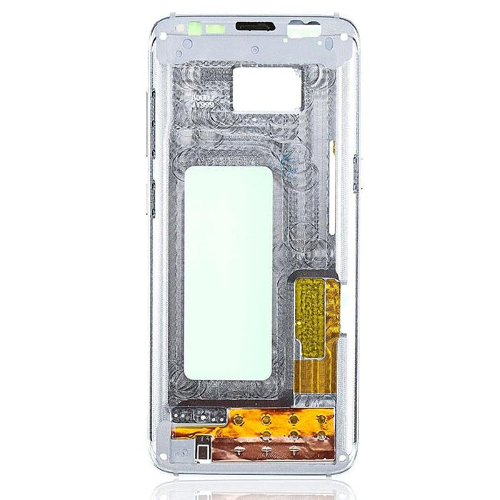 For Samsung Galaxy S8 G950F Replacement Midframe Chassis With Buttons (Silver)