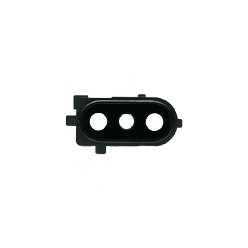 For Xiaomi Mi 8 Replacement Rear Camera Lens With Cover Bezel Ring (Black)
