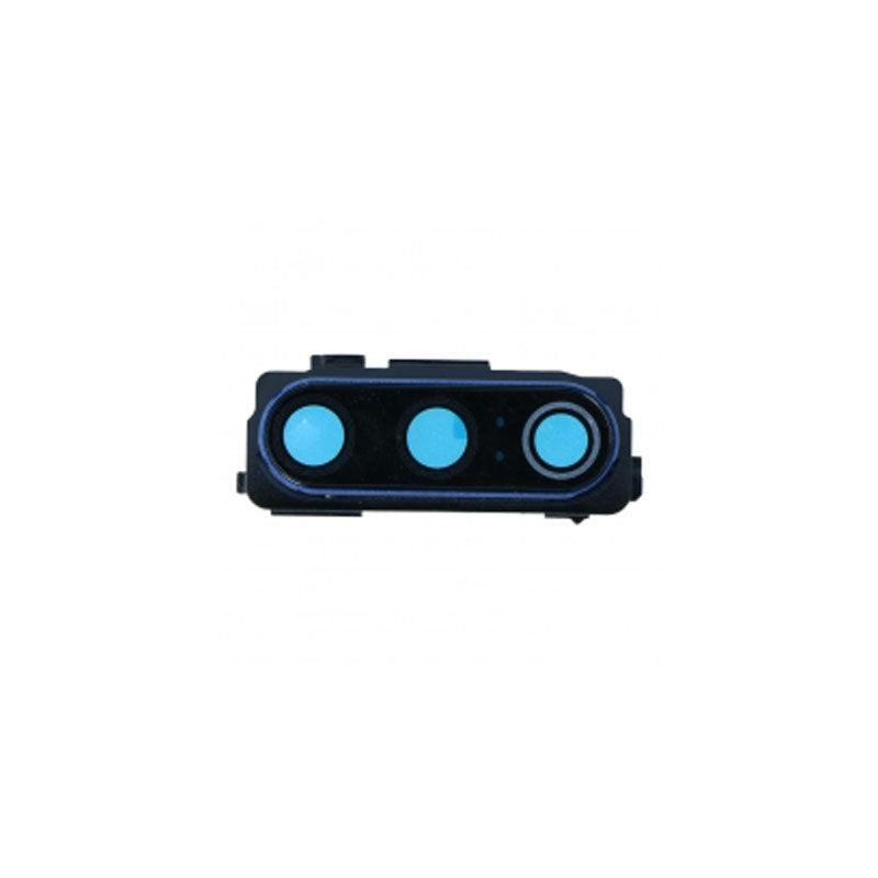For Xiaomi Mi 9 Replacement Rear Camera Lens With Cover Bezel Ring (Blue)