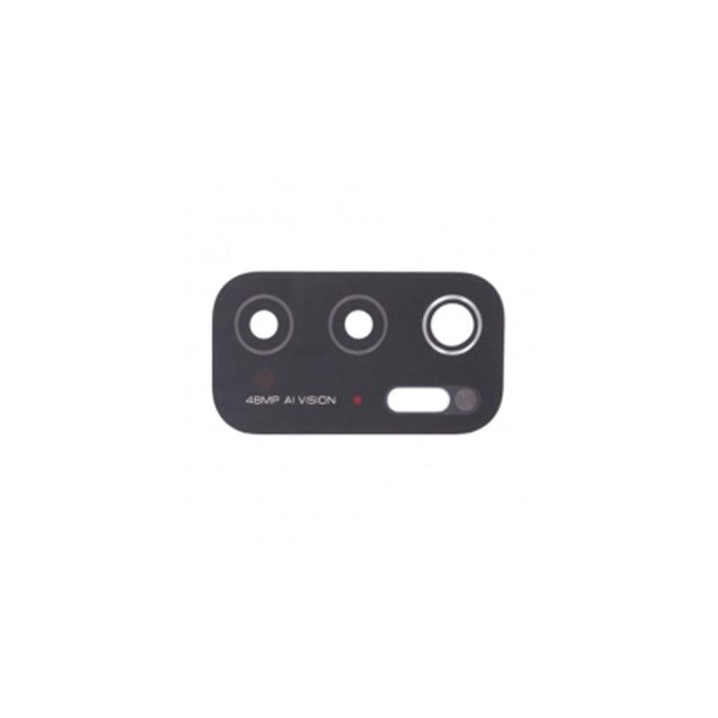 For Xiaomi Poco M3 Pro 5G Replacement Rear Camera Lens With Cover Bezel Ring (Black)
