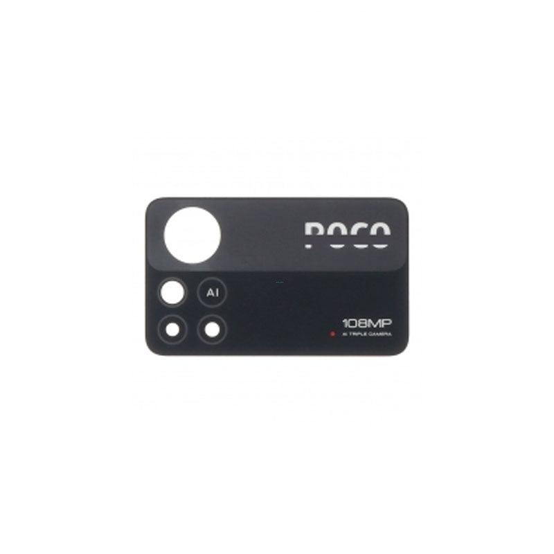 For Xiaomi Poco X4 Pro 5G Replacement Rear Camera Lens (Black)