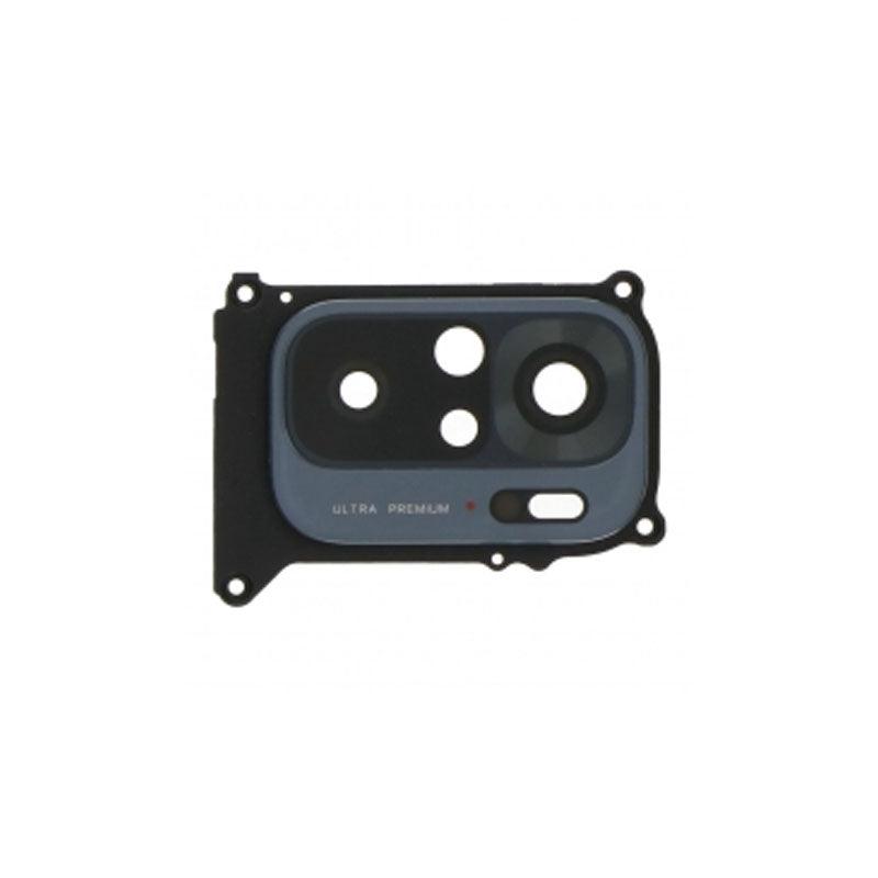 For Xiaomi Redmi Note 10 Replacement Rear Camera Lens With Cover Bezel Ring (Black)