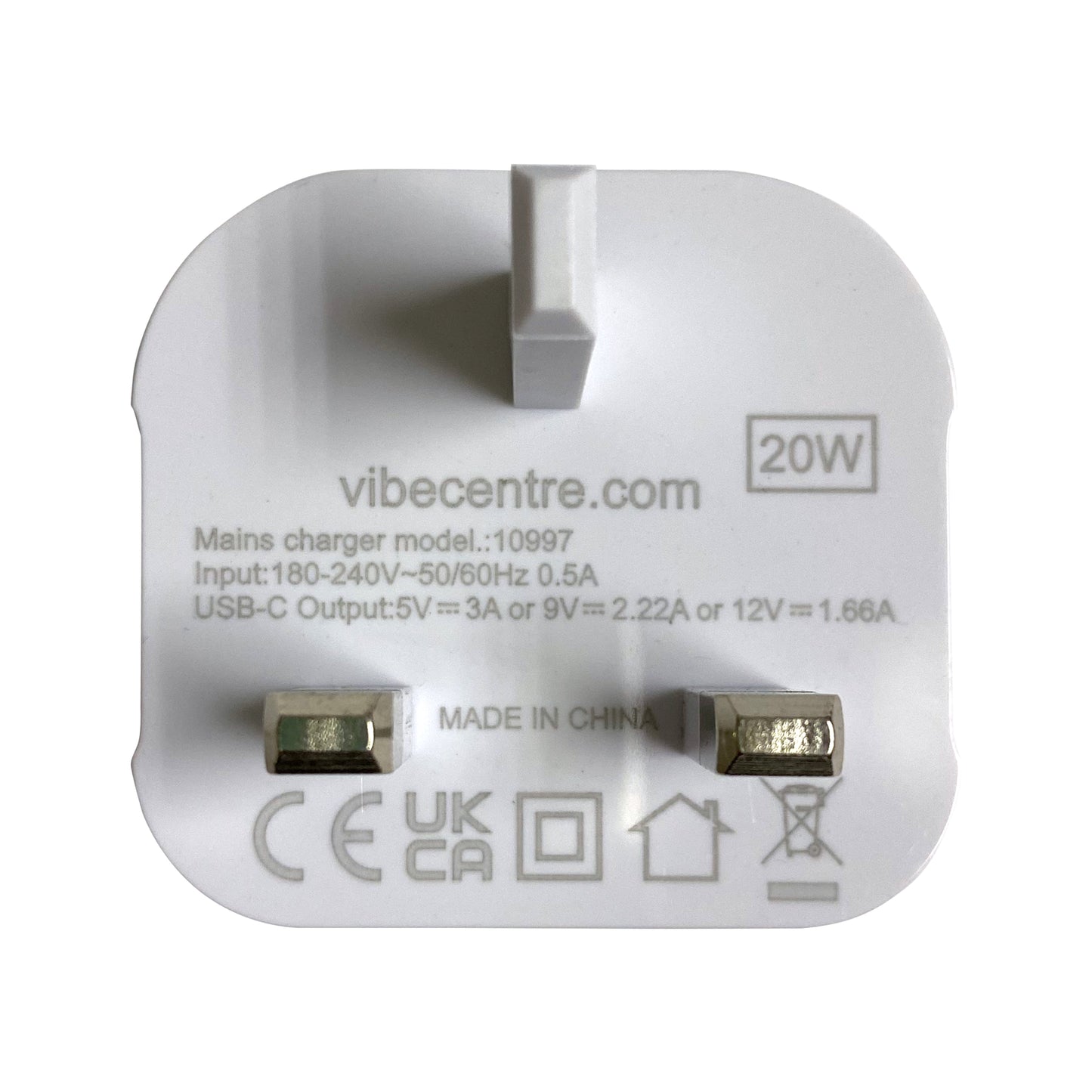 VIBE PD Mains + Type-C to Type-C Cable