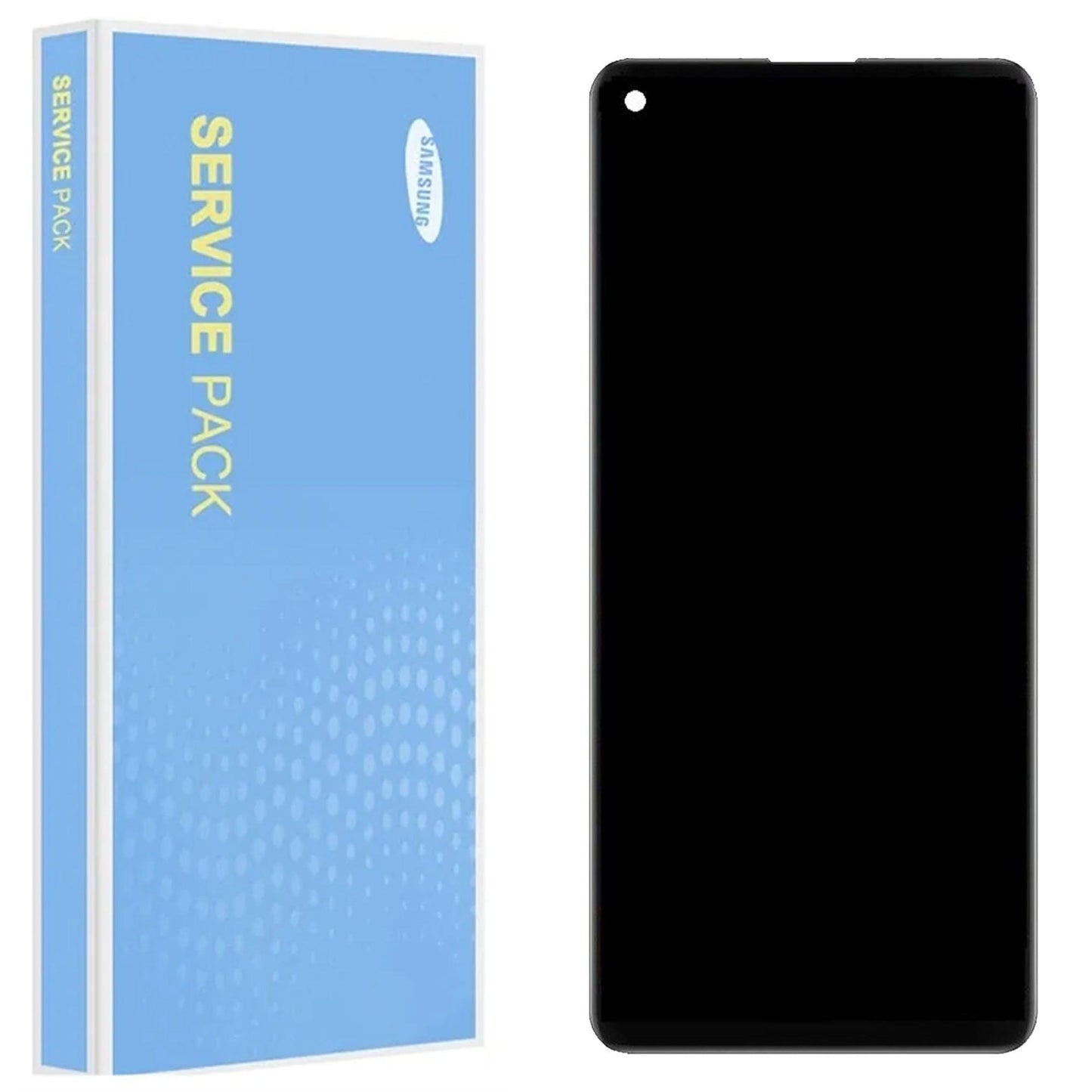 Samsung Galaxy A21s A217F Service Pack Cosmic Black Full Frame Touch Screen Display GH82-22905A / GH82-22988A