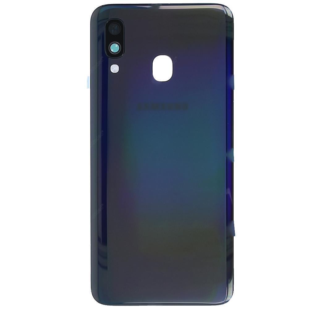 Samsung Galaxy A40 A405 Replacement Rear Battery Cover with Adhesive (Black)