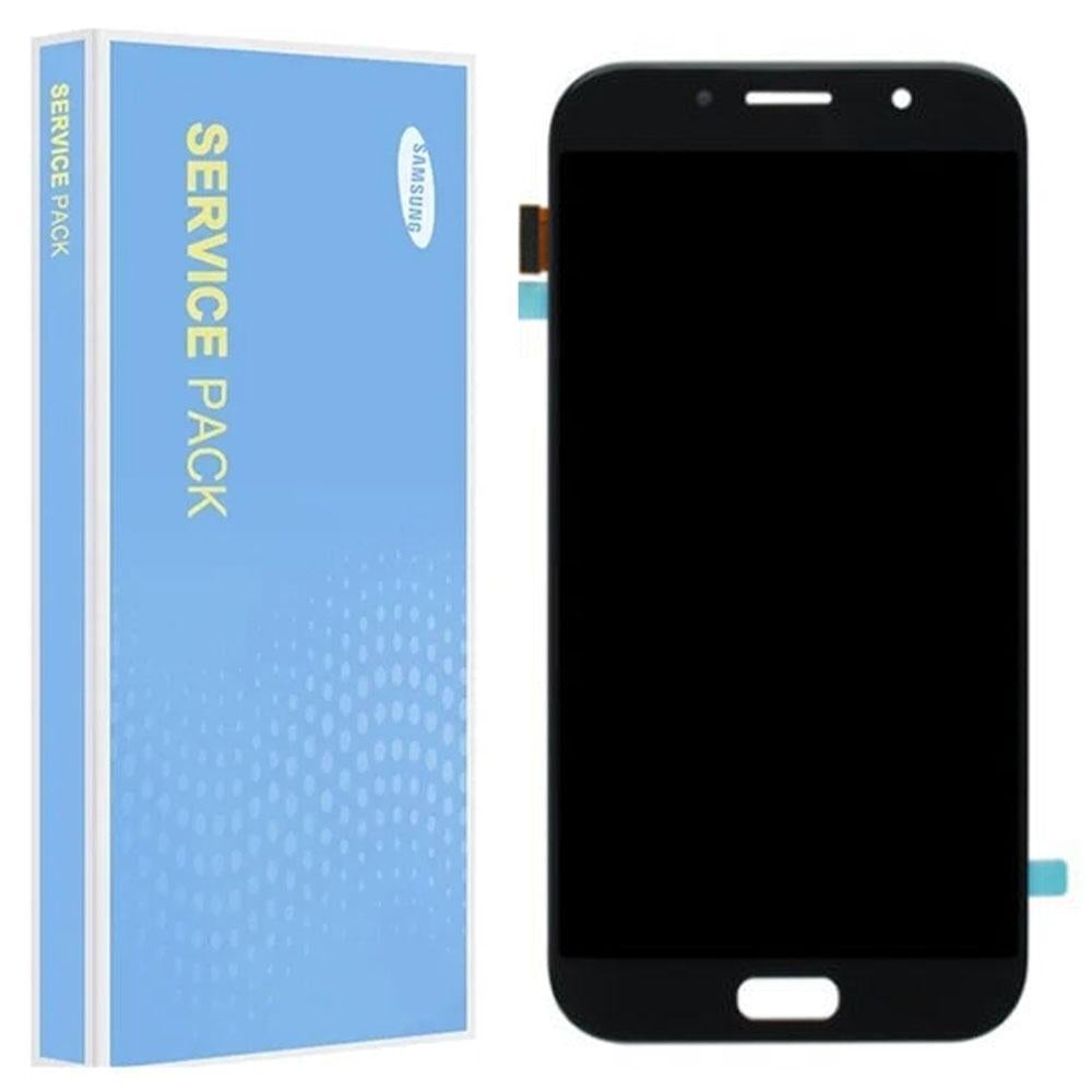 Samsung Galaxy A7 A720 Service Pack Black Touch Screen Display