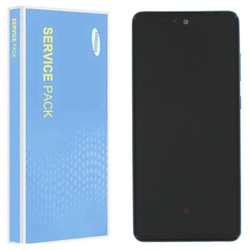 Samsung Galaxy A72 5G Service Pack Touch Screen Display (Awesome Blue) GH82-25542B / GH82-25541B