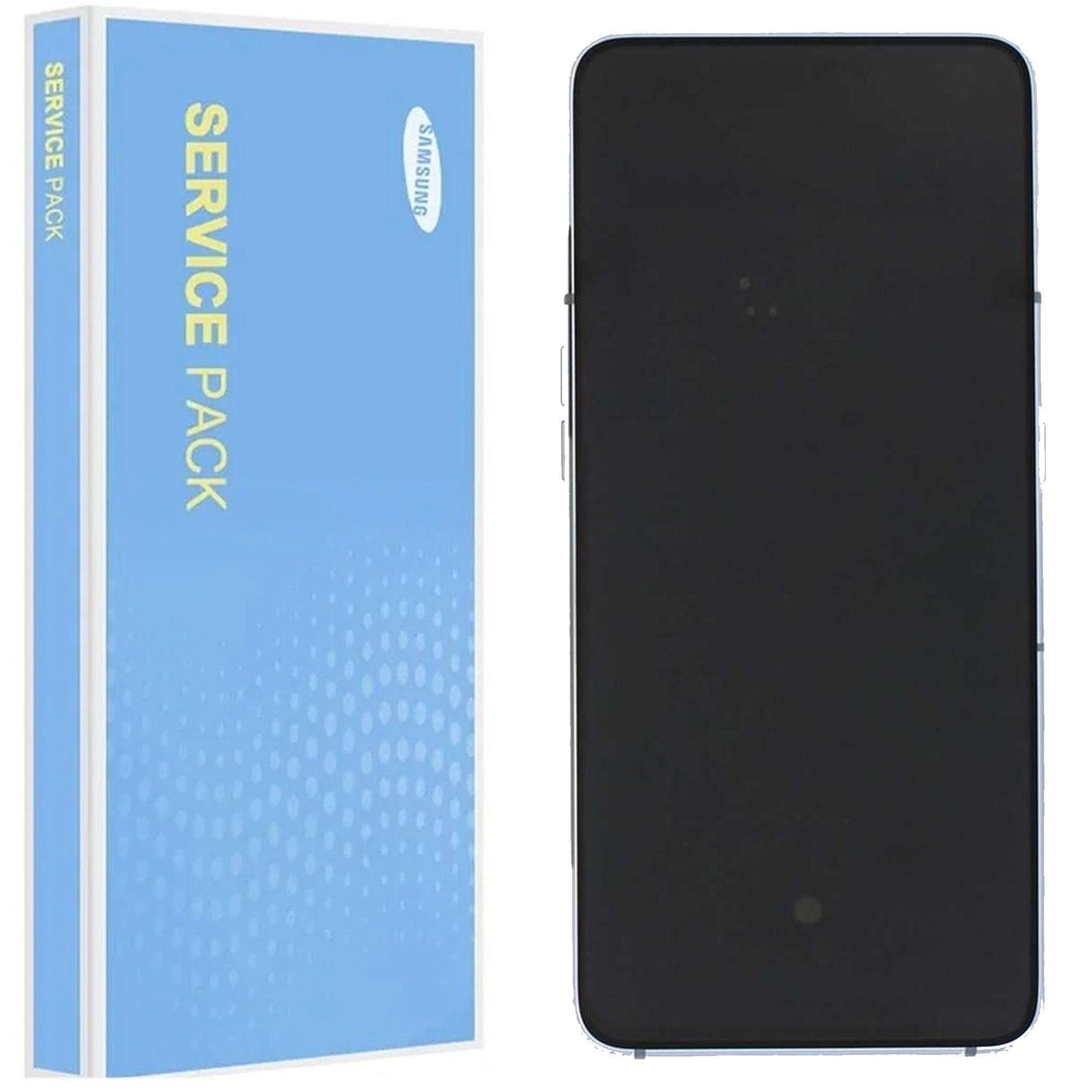 Samsung Galaxy A80 A805 Service Pack Silver Full Frame Touch Screen Display GH82-20348B / GH82-20390B