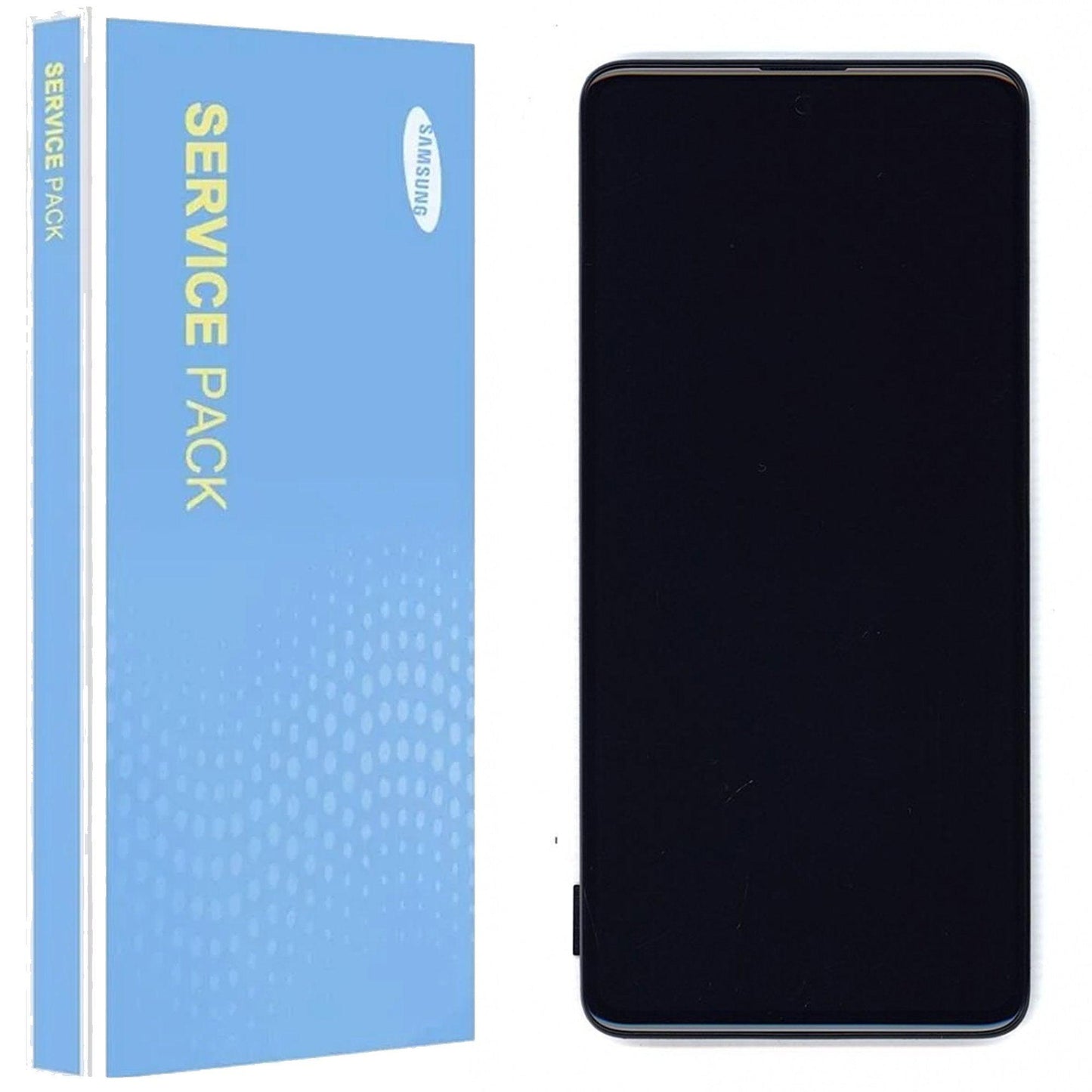 Samsung Galaxy M31s M317 Service Pack Black Full Frame Touch Screen Display GH82-23774A