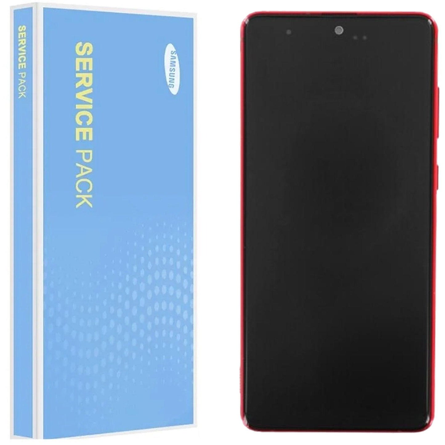 Samsung Galaxy Note 10 Lite N770F Service Pack Aura Red Full Frame Touch Screen Display GH82-22055C