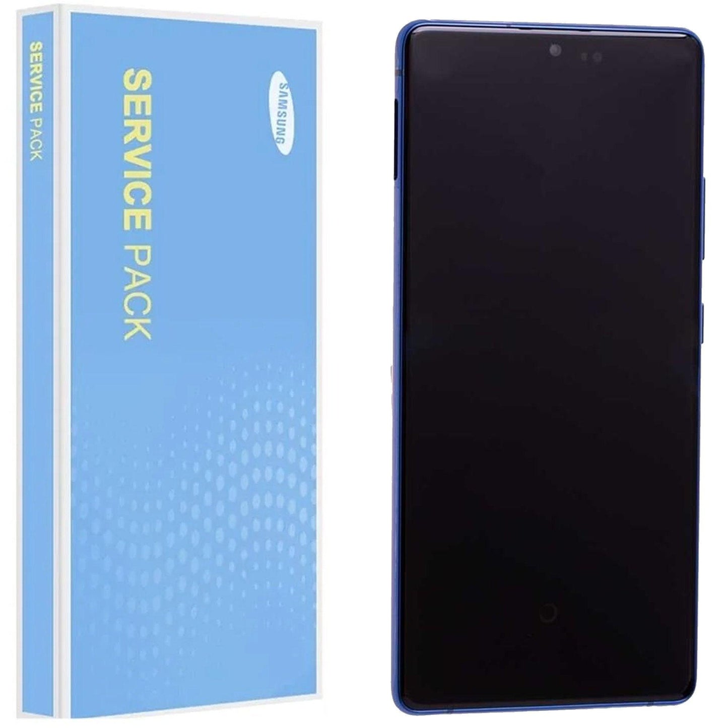 Samsung Galaxy S10 Lite G770F Service Pack Prism Blue Full Frame Touch Screen Display GH82-21672C / GH82-21992C