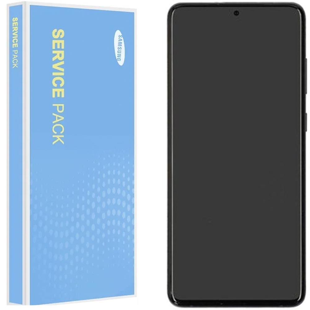 Samsung Galaxy S20 Plus G985 Service Pack Full Frame Touch Screen Display (Cosmic Black) GH82-22145A
