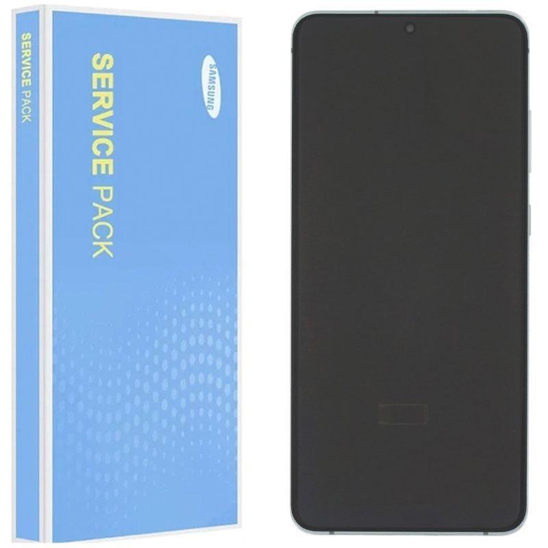 Samsung Galaxy S20 Ultra 5G G988F Service Pack Full Frame Touch Screen Display (Cloud White) GH82-22271C / GH82-22327C