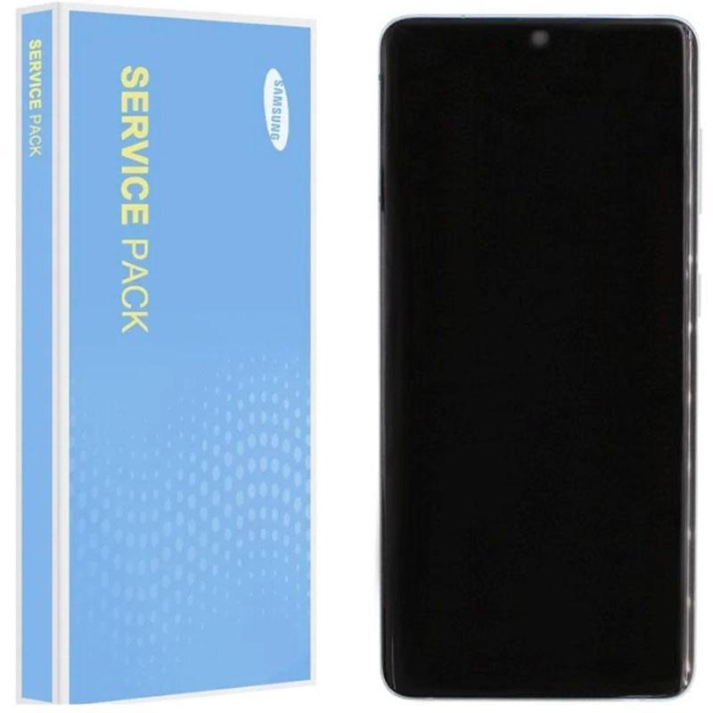 Samsung Galaxy S21 5G G991 Service Pack Phantom Violet Full Frame Touch Screen Display GH82-24716B, GH82-24718B