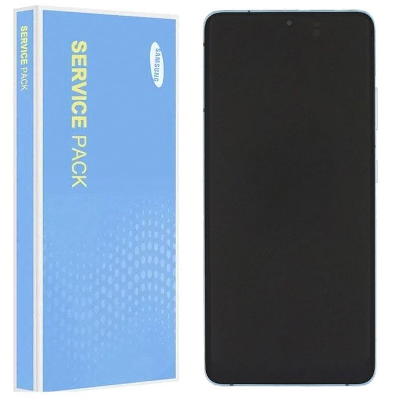 Samsung Galaxy S21 Ultra 5G G998B Service Pack Full Frame Touch Screen Display GH82-26035B (Phantom Silver)