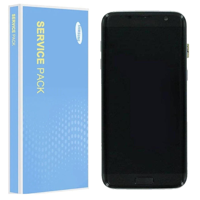 Samsung Galaxy S7 Edge G935F Service Pack Black Full Frame Touch Screen Display GH97-18533A/ GH97-18767A