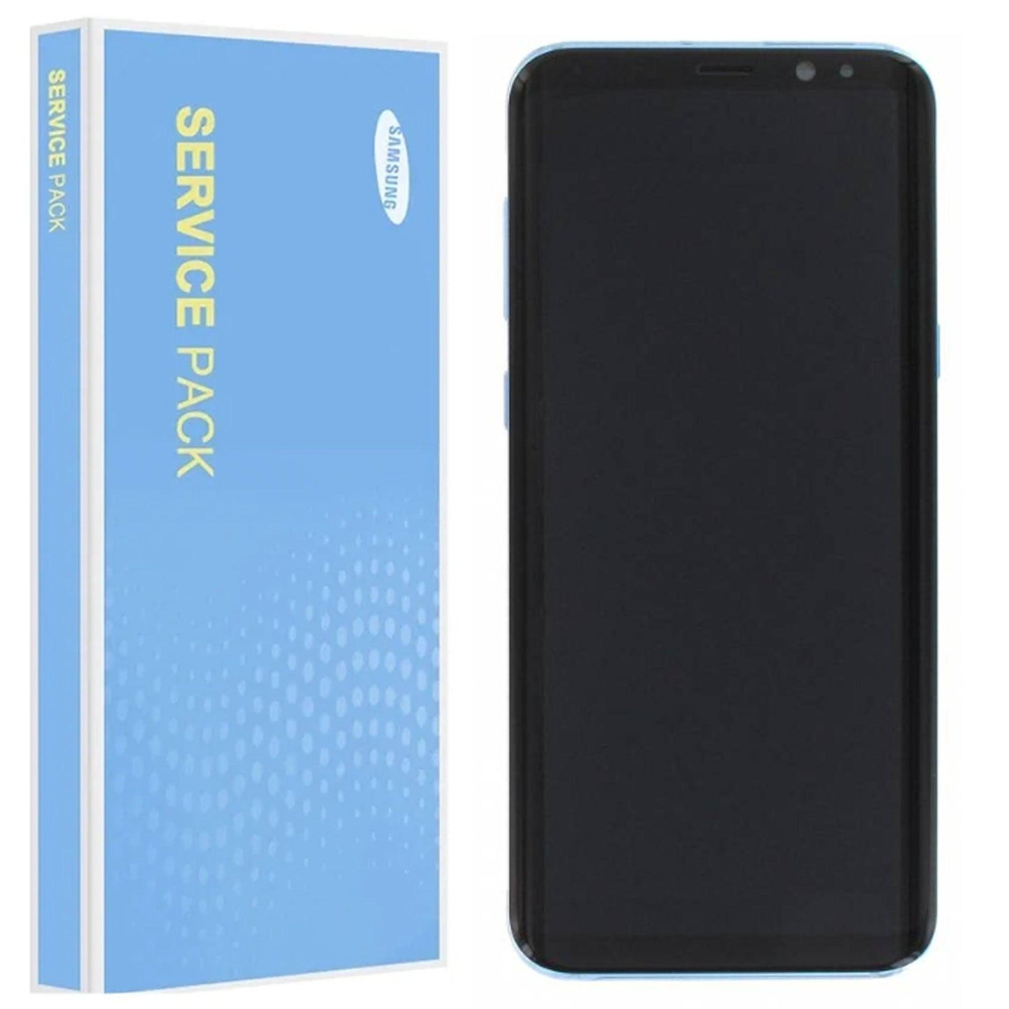 Samsung Galaxy S8 Plus G955F Service Pack Blue Full Frame Touch Screen Display GH97-20470D/ GH97-20564D