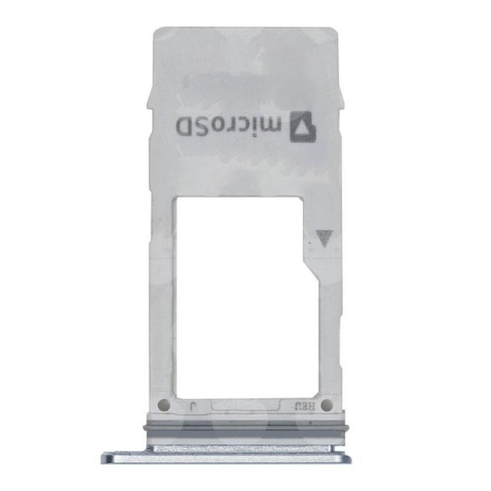For Samsung Galaxy A8 A530 Replacement Dual Sim Card Tray (Orchid Grey)