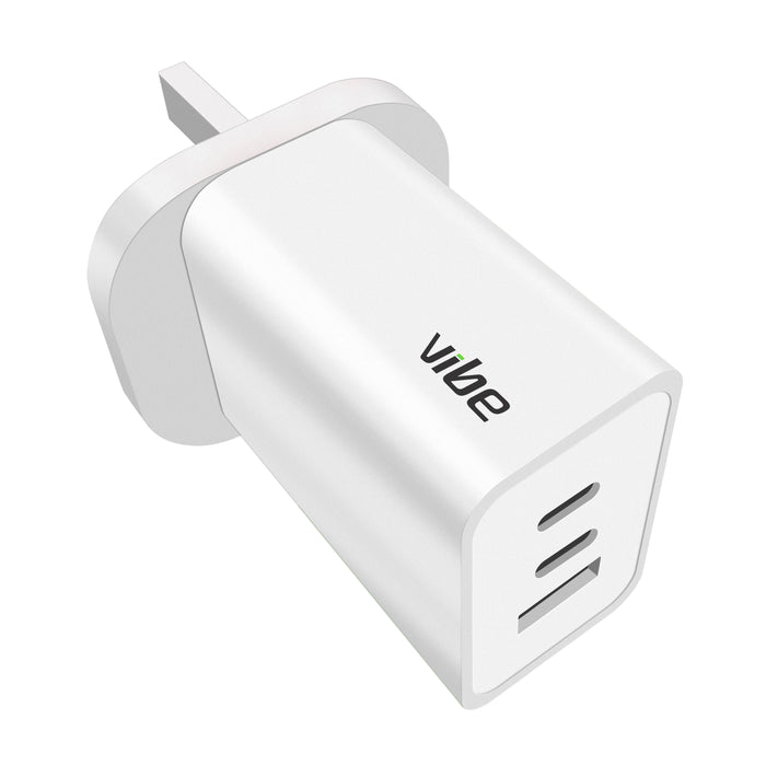 Vibe 65W SuperFast Triple Mains Charger
