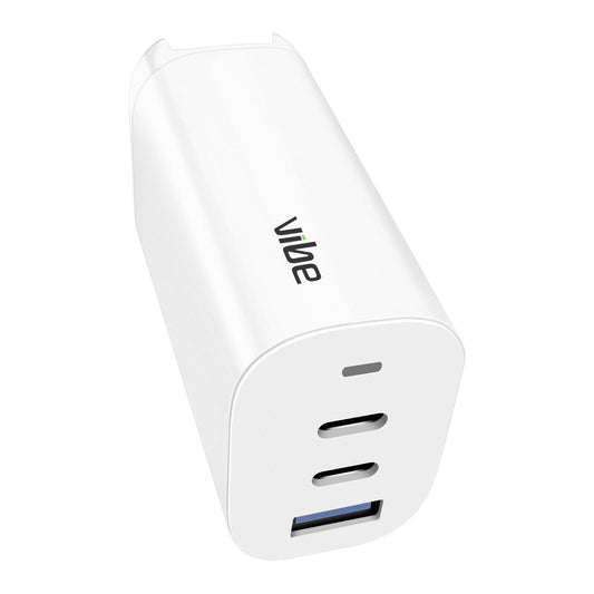 Vibe 65W Worldwide Superfast Triple Mains Charger