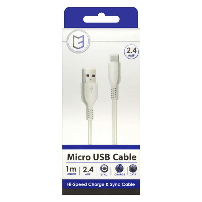 C3 High-Speed Data Sync & Charge 1M Micro Rounded USB Cable