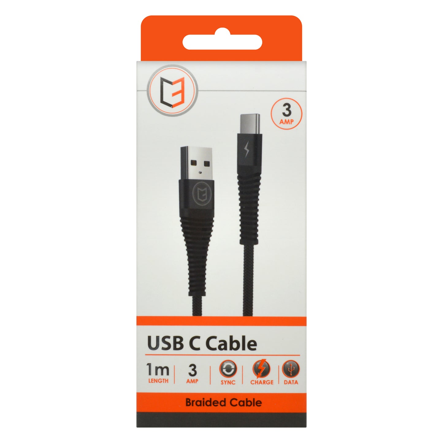C3 High-Speed Data Sync & Charge Type C Braided Cable