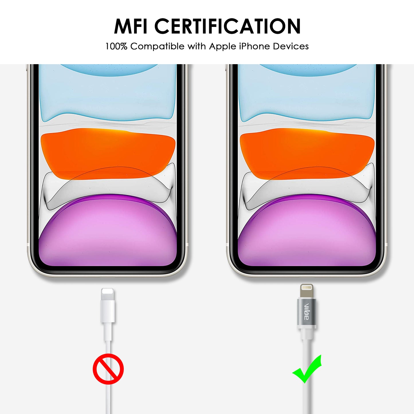 Vibe MFI Headphone Adaptor to 3.5mm MFI Lightning Audio Adapter