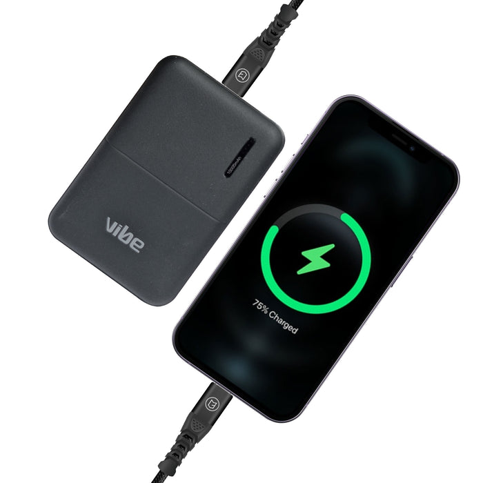 Vibe 10,000mAh Power Bank Portable USB Rechargeable Battery
