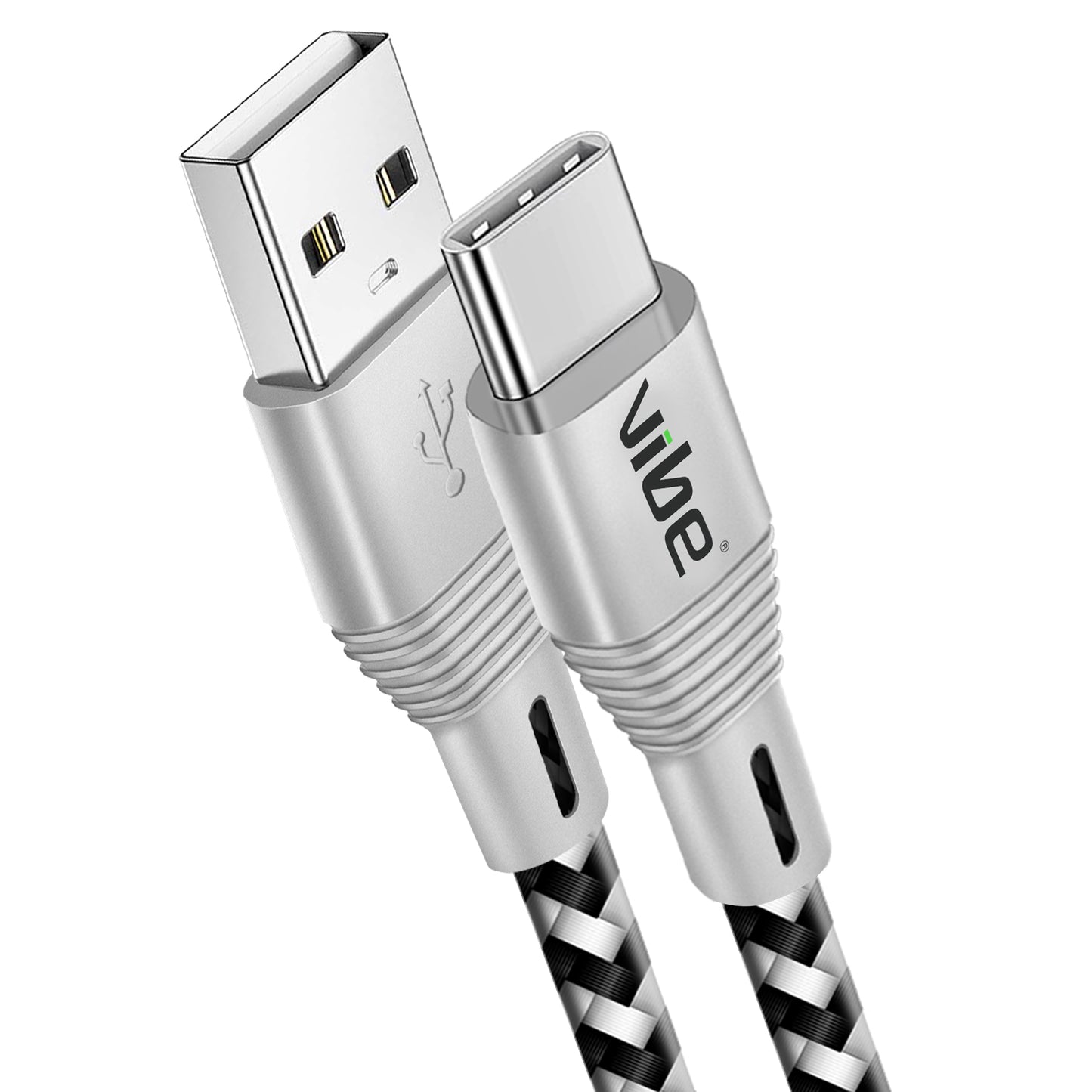 Vibe Premium High Speed Sync & Charge USB To Type-C Braided USB Cable
