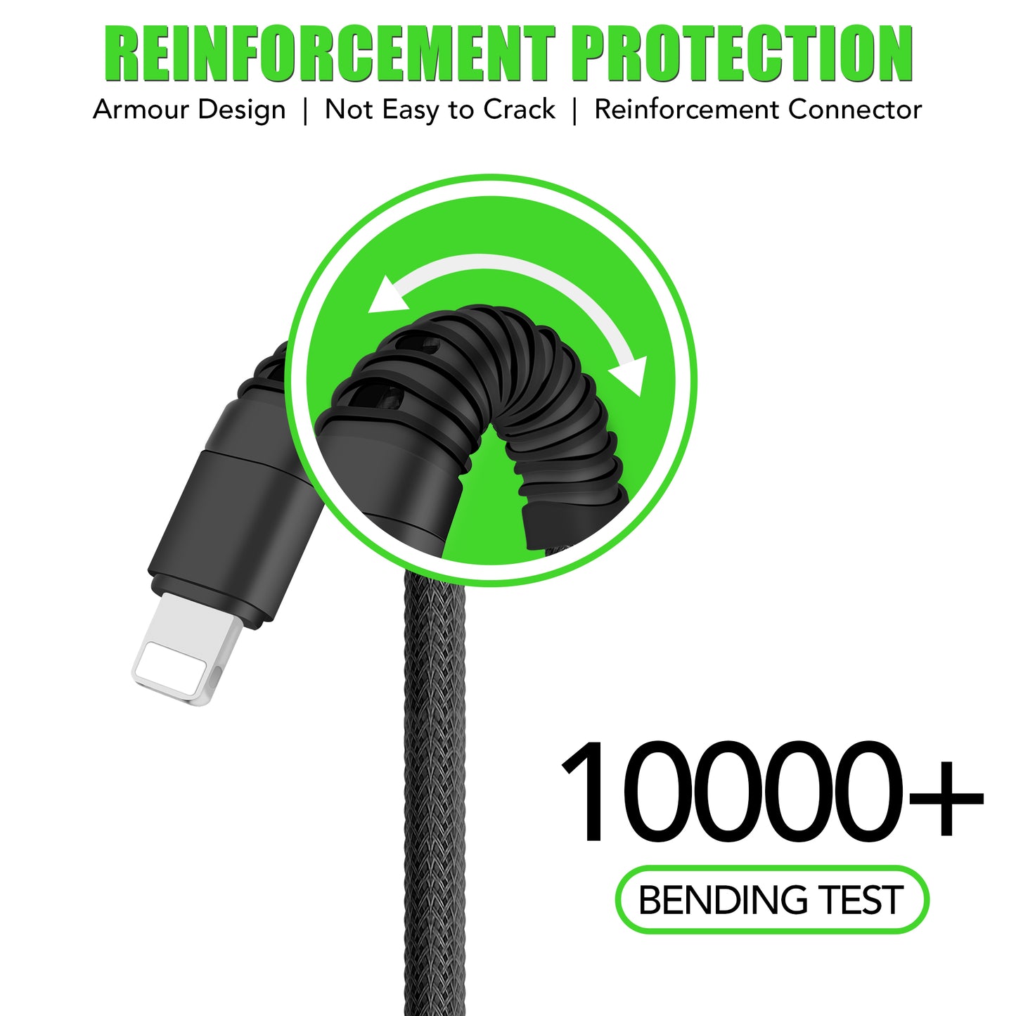C3 3-in-1 Universal Braided USB Cable 1.2 Metre