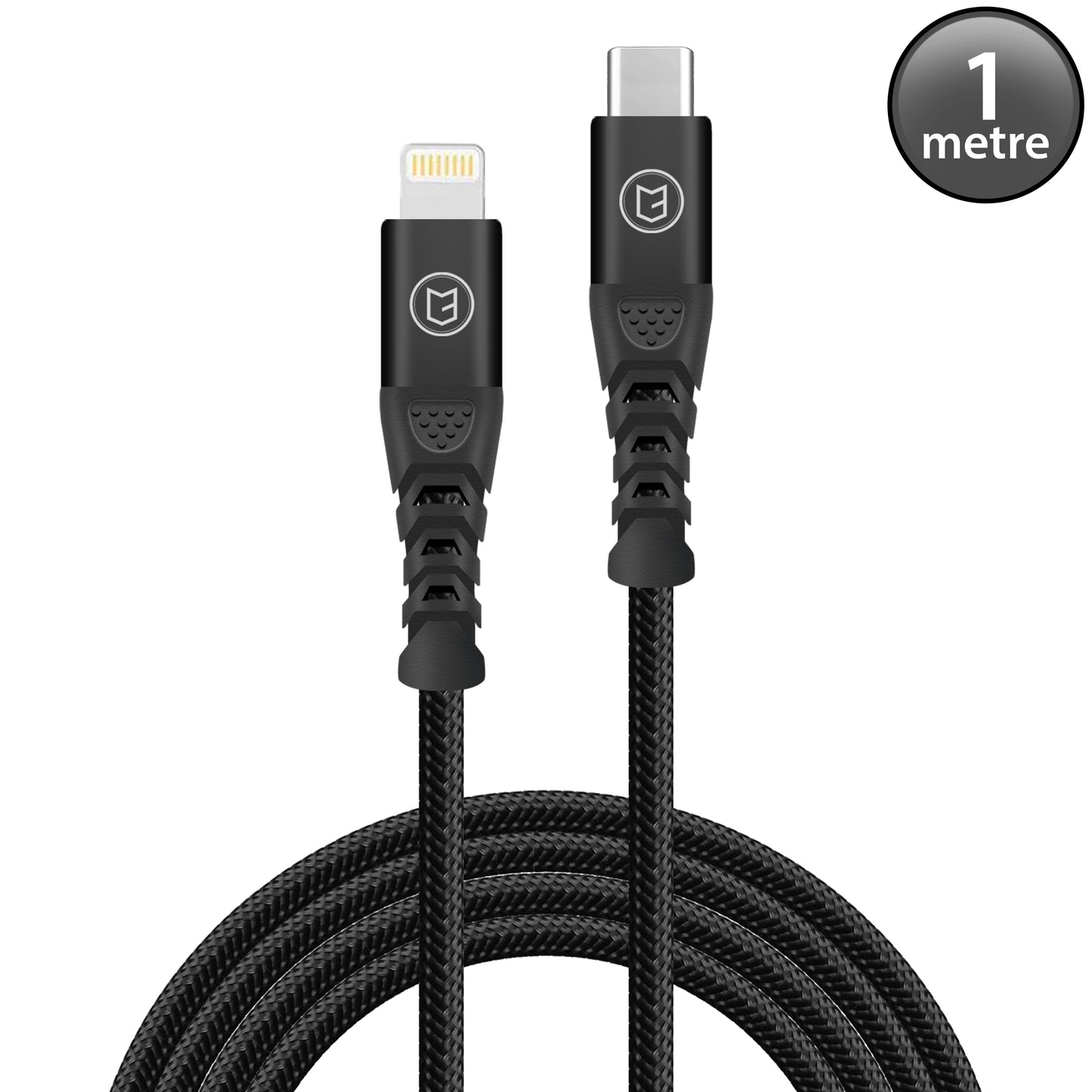 C3 iPhone Lightning To Type-C Braided Charge and sync USB Cable