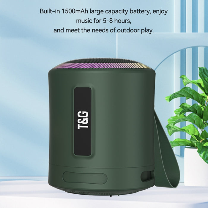 T&G TG373 Outdoor Portable LED Light RGB Multicolour Wireless Bluetooth Speaker Subwoofer