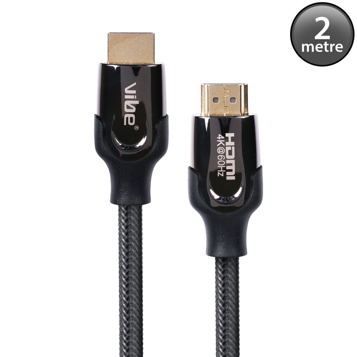 Vibe High-Performance HDMI 2.0 Cable 30AWG 2M Long