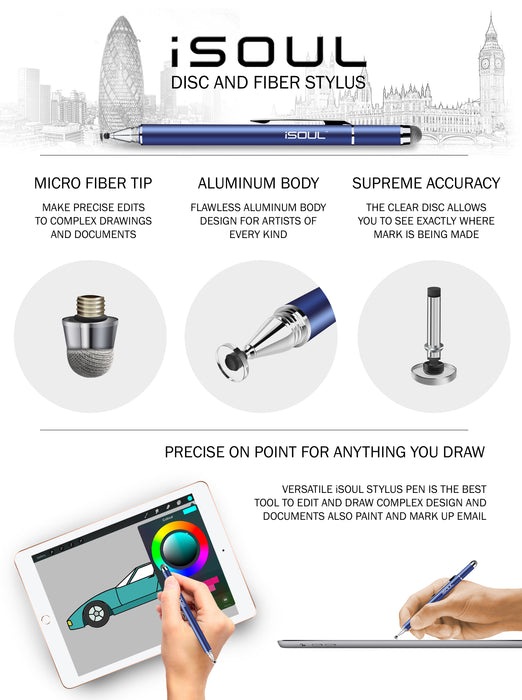 iSoul Tablet/Phone Stylus Pen