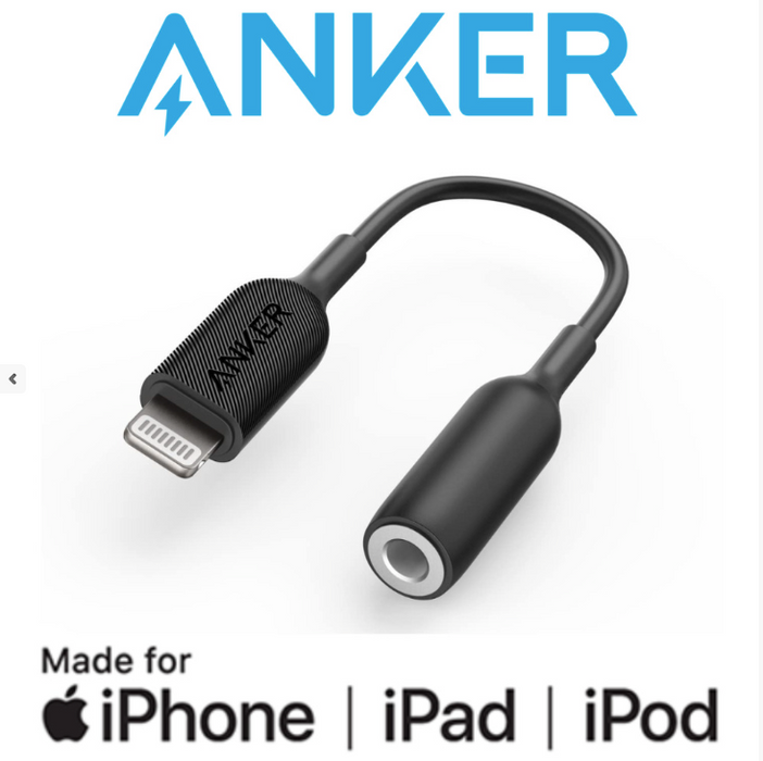 Anker MFI Lightning to 3.5mm Audio Adapter