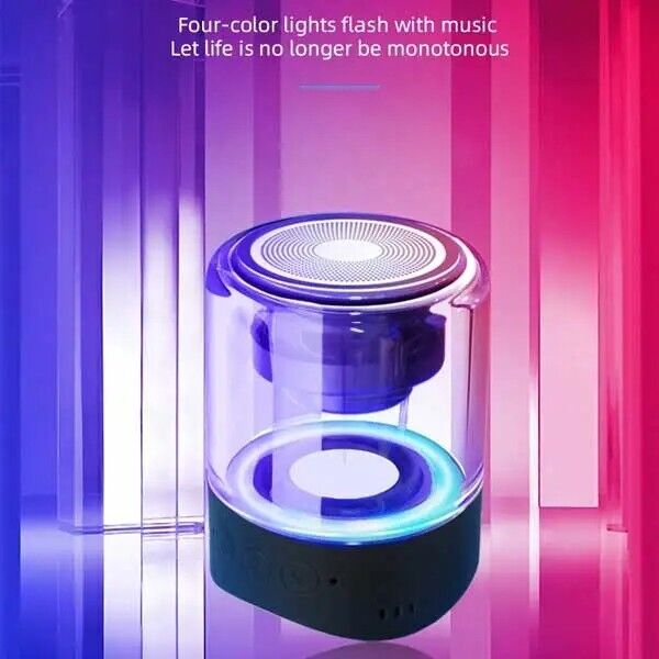 UKEUU Magnetic Bluetooth Speaker with LED lightning