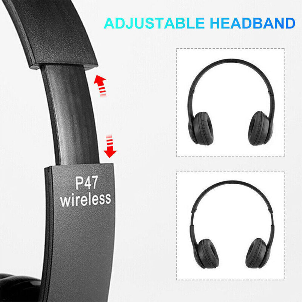 P47 Wireless Bluetooth Headphones