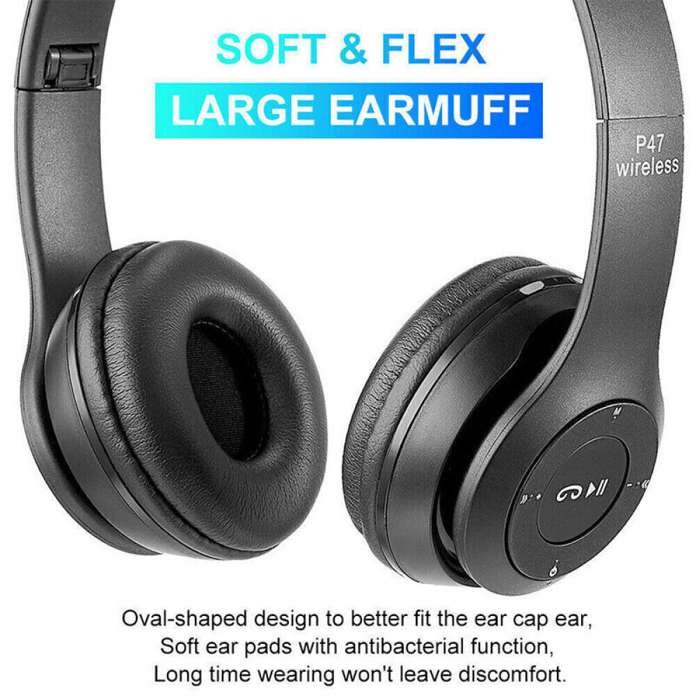 P47 Wireless Bluetooth Headphones
