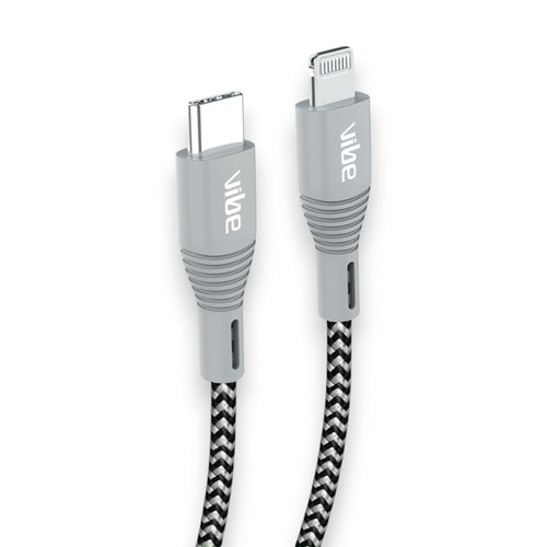 11499 - MFI Braided Lightning to USB C 2m Cable