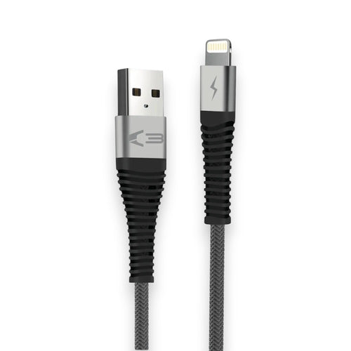 06044 - Braided Cable – iPhone Grey