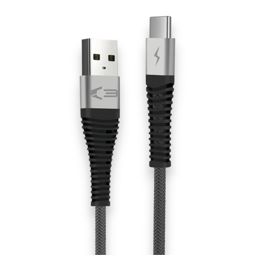 06167 - Braided Cable – Type C Grey